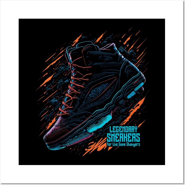 Legendary Sneakers Wall Art by BAJAJU